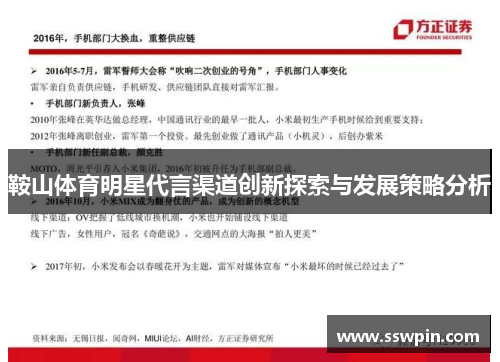 鞍山体育明星代言渠道创新探索与发展策略分析